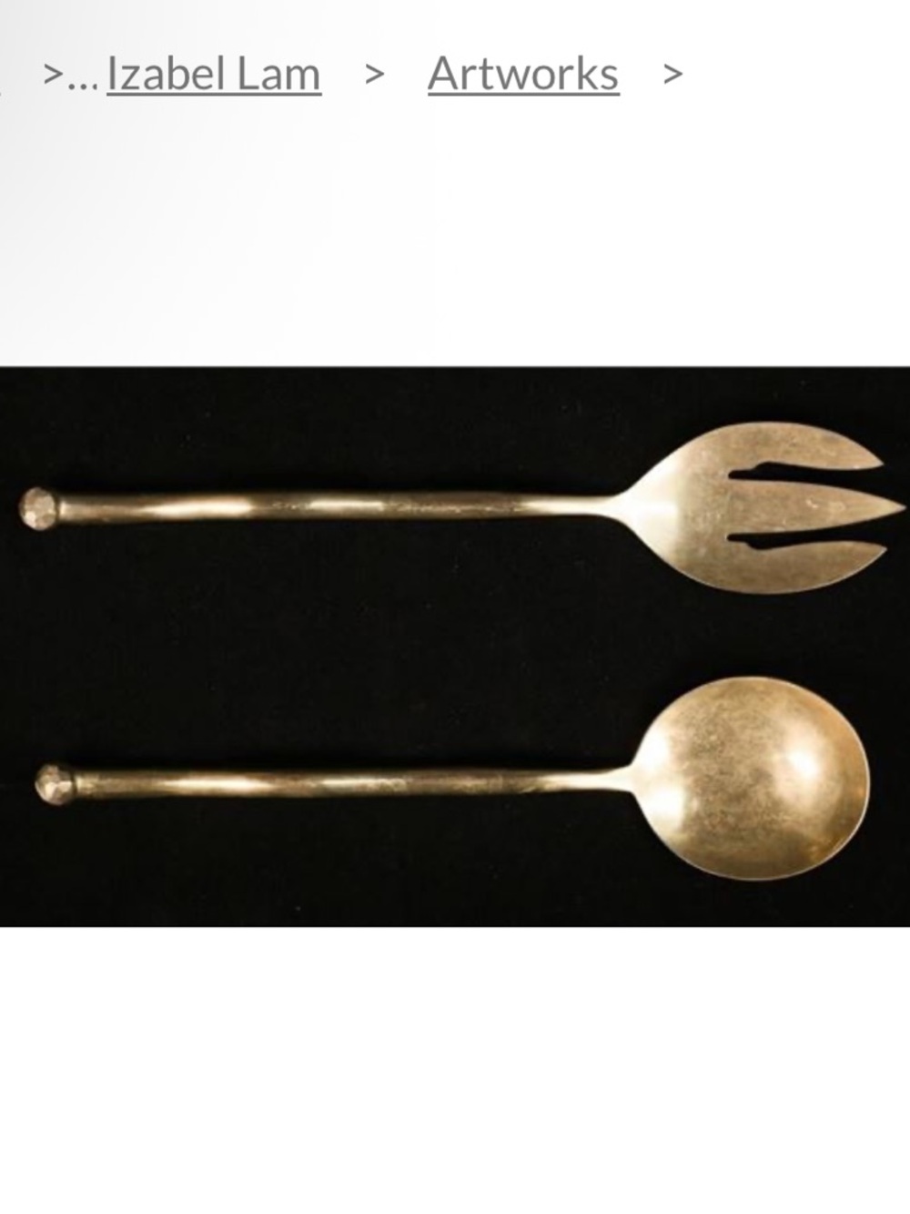 Izabel Lam Bronze Sphere Serving Set (2)